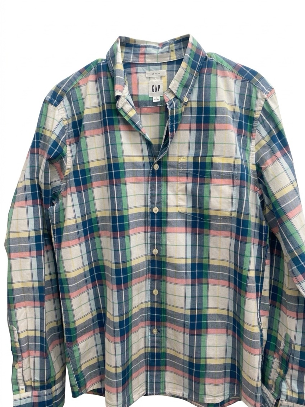 GAP Men’s/Women’s plaid Button-Up Shirt